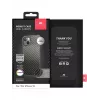 Hama Robust Real Carbon mobiliojo telefono dėklas 15,5 cm (6,1 colio) Dangtelis Juodas