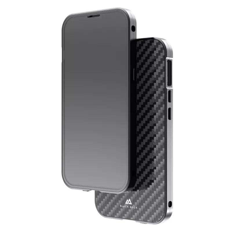 Hama 360° stiklinis mobiliojo telefono dėklas 15,5 cm (6,1 colio) dėklas juodas, permatomas