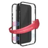 Hama 360° Glass mobiliojo telefono dėklas 15,5 cm (6,1 col.) Dangtelis Juodas, Skaidrus