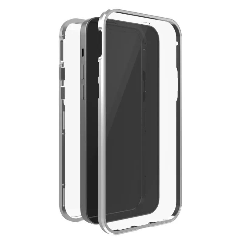Hama 360° Glass mobiliojo telefono dėklas Dangtelis Sidabrinis Skaidrus skirtas iPhone 14 Pro
