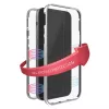 Hama 360° stiklinis mobiliojo telefono dėklas, sidabrinis permatomas, skirtas iPhone 14 Pro Max