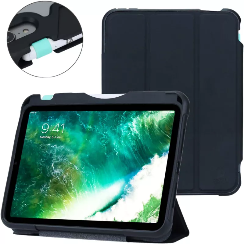 DEQSTER Rugged Case (2021) #RQ1 iPad mini (6. Gen.), Folio, Apple, iPad mini (6. Gen.), 21.1 cm (8.3 col.), 210 g