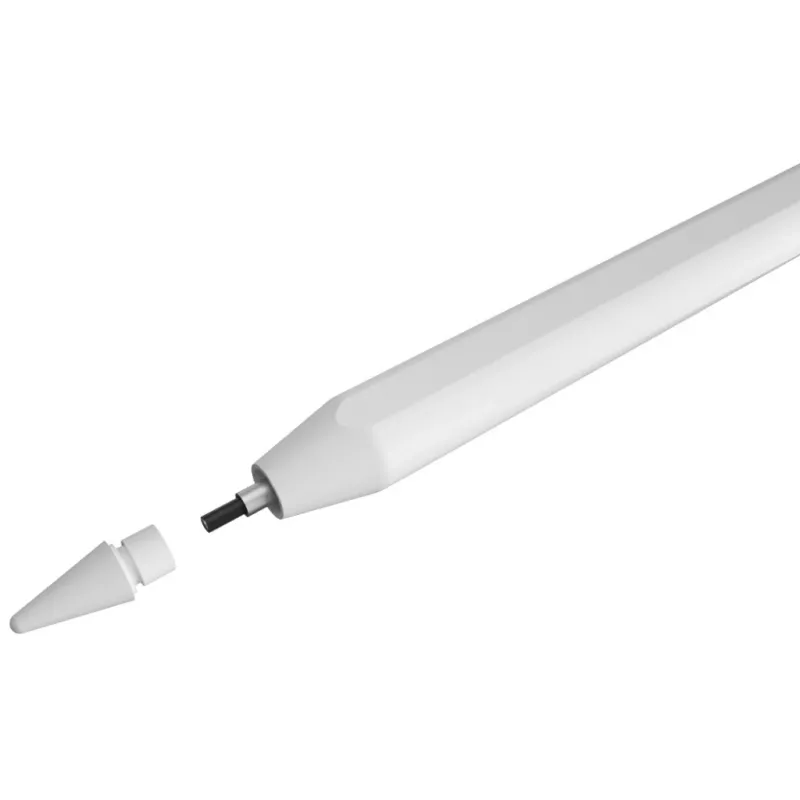 DEQSTER Lite atsarginiai antgaliai - pakuotėje 2, antgalis, baltas, polivinilchloridas (PVC), DEQSTER Pencil Lite, Kinija, 15,1 mm