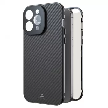 Hama 360° stiklinis mobiliojo telefono dėklas 17 cm (6,7 col.) Dangtelis anglies pluošto piešiniu