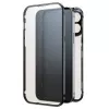 Hama 360° stiklinis mobiliojo telefono dėklas, juodas, skirtas iPhone 15 Pro Max 6,7 colio