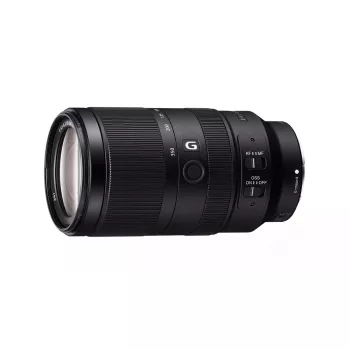 Sony E 70-350 mm F4.5-6.3 G OSS fotoaparatų objektyvai, juodos spalvos