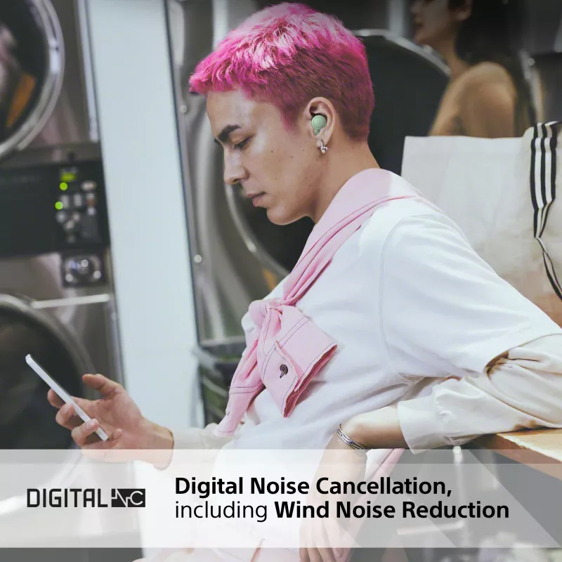 Sony WF-C700N ausinės True Wireless Stereo (TWS) į ausis dedamos Skambučiai / muzika Bluetooth žalia