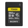CFexpress Type A atminties kortelė Sony CEA-M960T — 960 GB, skaitymas 800 MB/s, rašymas 700 MB/s, atspari dulkėms/smūgiams/drėgmei