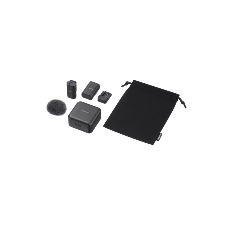 Sony ECM-W3S Juodas Skaitmeninės kameros mikrofonas