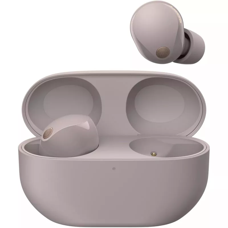 Sony WF-1000XM5 ausinės belaidės į ausis įdedamos skambučiams / muzikai Bluetooth rožinės