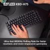 Klaviatūra Sony INZONE KBD-H75 75% laidinė USB magnetiniai-mechaniniai jungikliai QWERTY US International RGB juoda