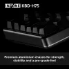 Klaviatūra Sony INZONE KBD-H75 75% laidinė USB magnetiniai-mechaniniai jungikliai QWERTY US International RGB juoda