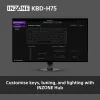 Klaviatūra Sony INZONE KBD-H75 75% laidinė USB magnetiniai-mechaniniai jungikliai QWERTY US International RGB juoda