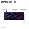 Klaviatūra Sony INZONE KBD-H75 75% laidinė USB magnetiniai-mechaniniai jungikliai QWERTY US International RGB juoda