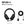 Laidinės ant ausų dedamos ausinės Sony INZONE H3 — juodos, modelis MDRG300B.CE7