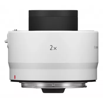 Objektyvo prailgintuvas Canon Extender RF 2x — Canon RF jungtis, svoris 340 g, skersmuo 71,2 mm