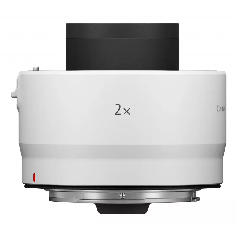 Objektyvo prailgintuvas Canon Extender RF 2x — Canon RF jungtis, svoris 340 g, skersmuo 71,2 mm