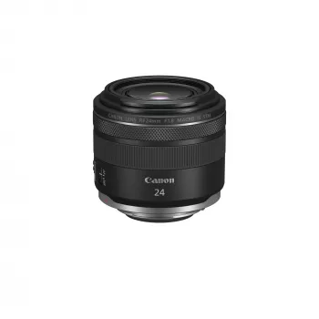 Canon plataus kampo RF 24 mm F1.8 Macro IS STM fotoaparato objektyvai, juodi