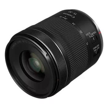 Canon RF 15-30 mm f4.5-6.3 IS STM MILC itin plataus kampo objektyvas, juodas