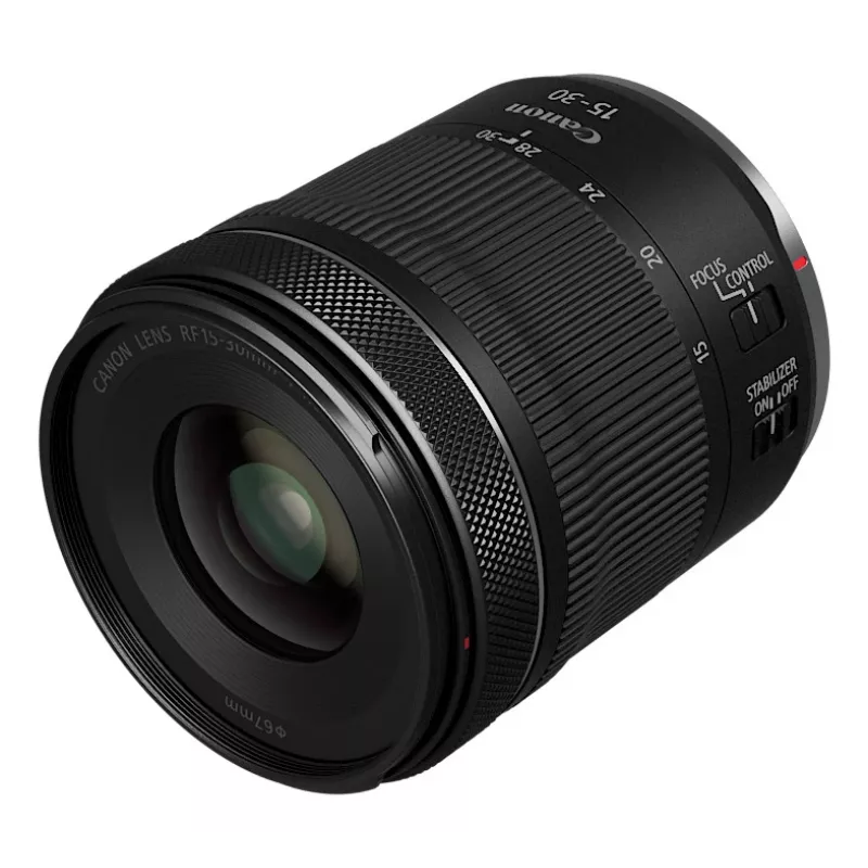 Canon RF 15-30 mm f4.5-6.3 IS STM MILC itin plataus kampo objektyvas, juodas