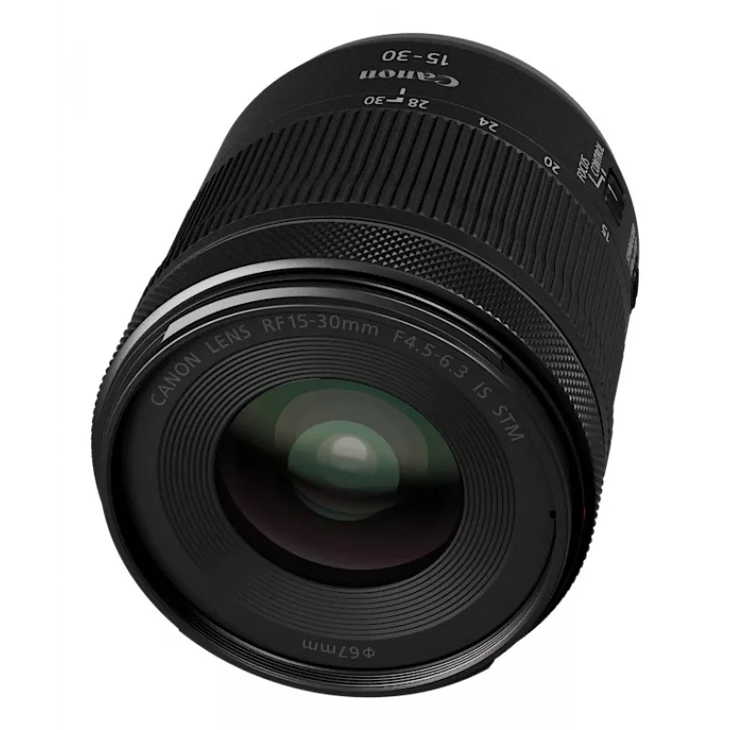 Canon RF 15-30 mm f4.5-6.3 IS STM MILC itin plataus kampo objektyvas, juodas