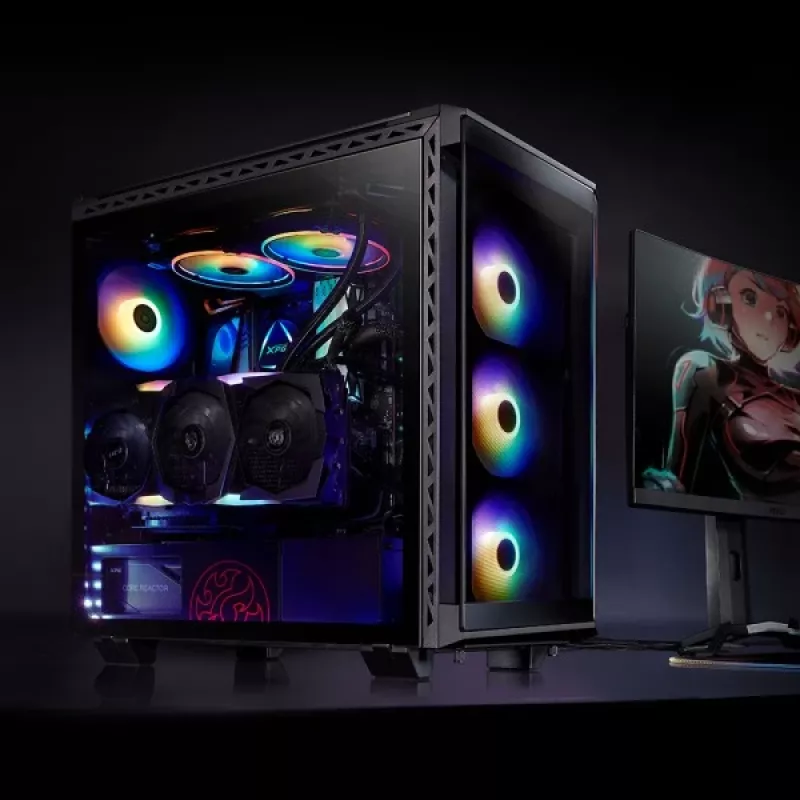 PC Case XPG BATTLECRUISER Midi Tower Juoda