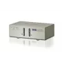 ATEN 2 prievadų USB VGA KVM jungiklis su garsu (KVM laidai komplekte), 2048 x 1536 pikseliai, QXGA, 0,142 W, pilkas