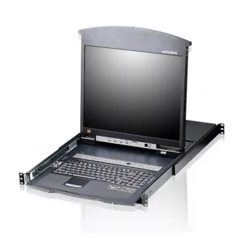 ATEN KL1508AN stovo pultas 48,3 cm (19 colių) Juodas 1U