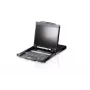 ATEN CL5808N stelažo konsolė 48,3 cm (19 col.) juoda 1U