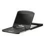 ATEN CL3100NX montuojama konsolė 47 cm (18,5 col.) 1366 x 768 pikseliai Metalas, Plastikas Juoda 1U