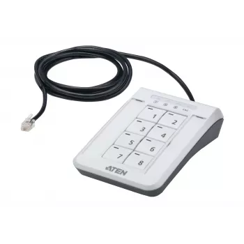 ATEN 2XRT-0021G kitas įvesties įrenginys Klaviatūra RJ-11 Juoda, Pilka, Balta