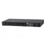 ATEN 32A 8 lizdų 1U matuojamas eco PDU, matuojamas, 1U, juodas, LCD, 8 kintamosios srovės lizdai, C13 jungtis, C19 jungtis