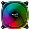 Aerocool ASTRO12 PC ventiliatorius 12cm LED RGB antivibracinis 6 kontaktų juodas
