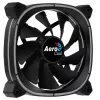 Aerocool ASTRO12 PC ventiliatorius 12cm LED RGB antivibracinis 6 kontaktų juodas