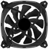 Aerocool ASTRO12 PC ventiliatorius 12cm LED RGB antivibracinis 6 kontaktų juodas