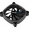 Aerocool ASTRO12 PC ventiliatorius 12cm LED RGB antivibracinis 6 kontaktų juodas