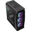 Aerocool Aero One Mini Frost Mini bokštas, juodas