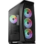 Aerocool Aero One Duo ATX kompiuterio korpusas 4x ARGB ventiliatorių 12 cm + priekinė tinklinė dalis