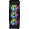 Aerocool Aero One Duo ATX kompiuterio korpusas 4x ARGB ventiliatorių 12 cm + priekinė tinklinė dalis