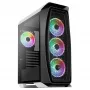 Aerocool AEROONEDUOWHV1 Gaming ATX Case 4xARGB Fans White, Midi Tower, PC, White, ATX, micro ATX, Mini-ITX, Acrylonitrile butadiene styrene (ABS), SPCC, Gaming