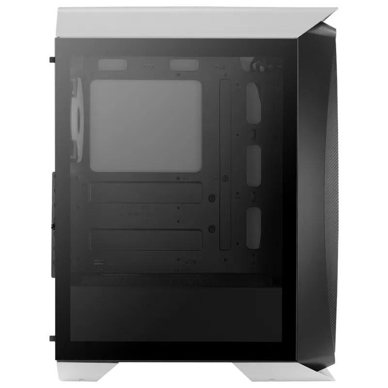 Aerocool AEROONEDUOWHV1 Gaming ATX Case 4xARGB Fans White, Midi Tower, PC, White, ATX, micro ATX, Mini-ITX, Acrylonitrile butadiene styrene (ABS), SPCC, Gaming
