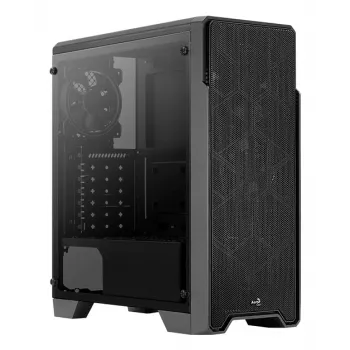 Aerocool Ore Grūdinto stiklo Midi Tower juodas