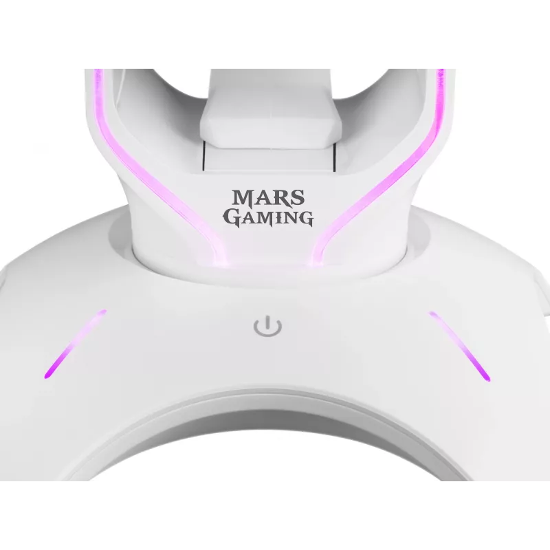 Ausinių laikiklis Mars Gaming MHHPROW Baltas 456 g