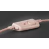 Mars Gaming MH320 ausinės su mikrofonu, laidinės, ant galvos, USB A tipo jungtis, rožinės spalvos