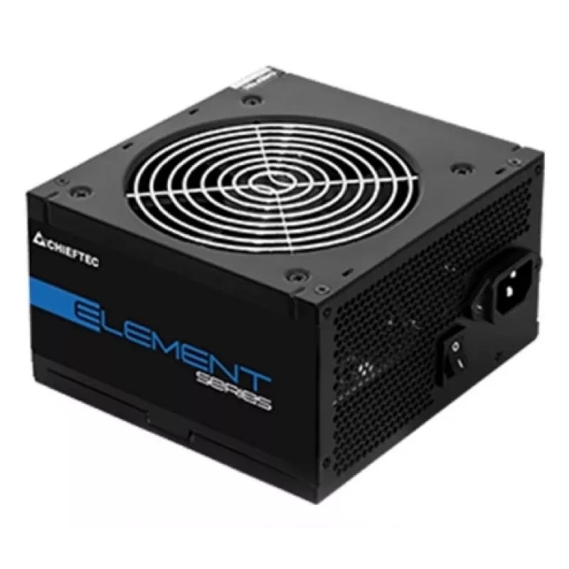 Chieftec ELP-500S maitinimo blokas 500 W 20+4 kontaktų ATX PS/2 juodas