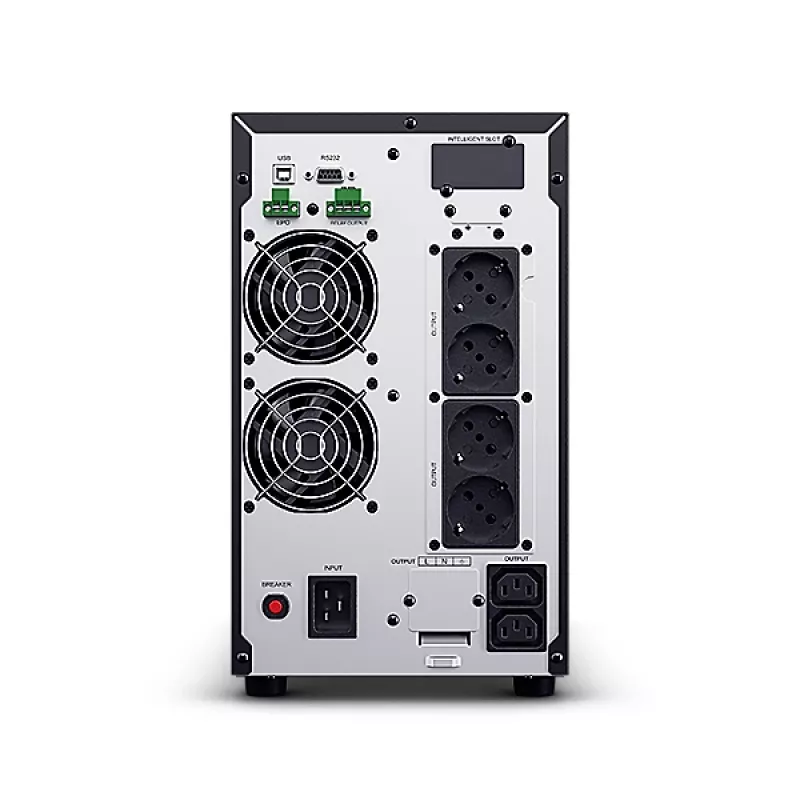 CyberPower OLS3000EA-DE nepertraukiamo maitinimo šaltinis (UPS) dvigubo keitimo (internetinis) 3 kVA 2700 W 7 kintamosios srovės lizdai