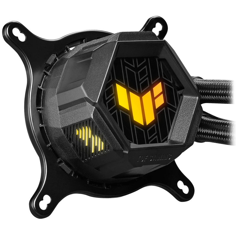 ASUS TUF-GAMING-LC-240-ARGB procesoriaus skysčio aušintuvas 12 cm juodas 1 vnt.