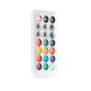 Mars Gaming MC51W baltas PC žaidimams ATX dvigubo grūdinto stiklo korpusas su 5x RGB 12 cm ventiliatoriais