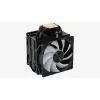 Aerocool Rime 4 Dual Procesoriaus oro aušintuvas 12 cm Juoda 1 vnt.