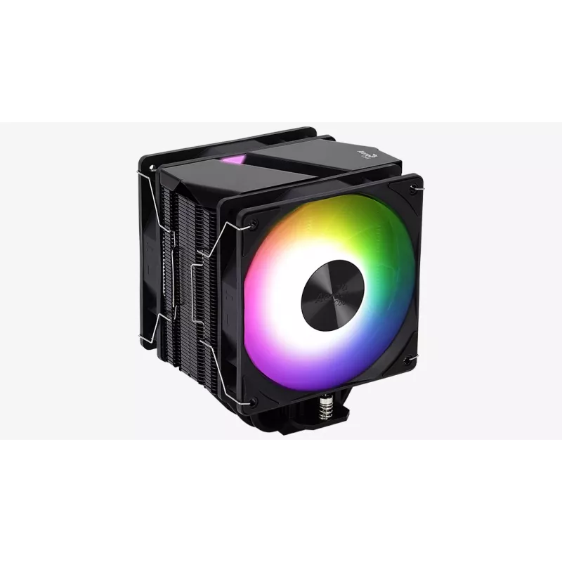 Aerocool Rime 4 Dual Procesoriaus oro aušintuvas 12 cm Juoda 1 vnt.